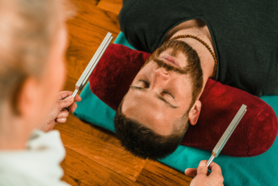 Tuning fork in sound therapy